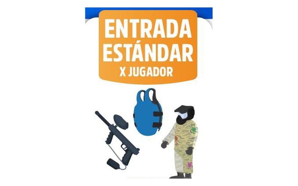 Entrada Paintball — Alquiler Estándar